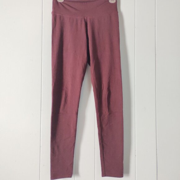 Aerie Maroon Chill Leggings - Picture 2 of 6
